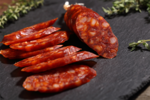 Rodajas de chorizo denominación IGP