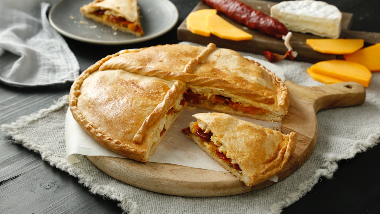 Empanada con chorizo