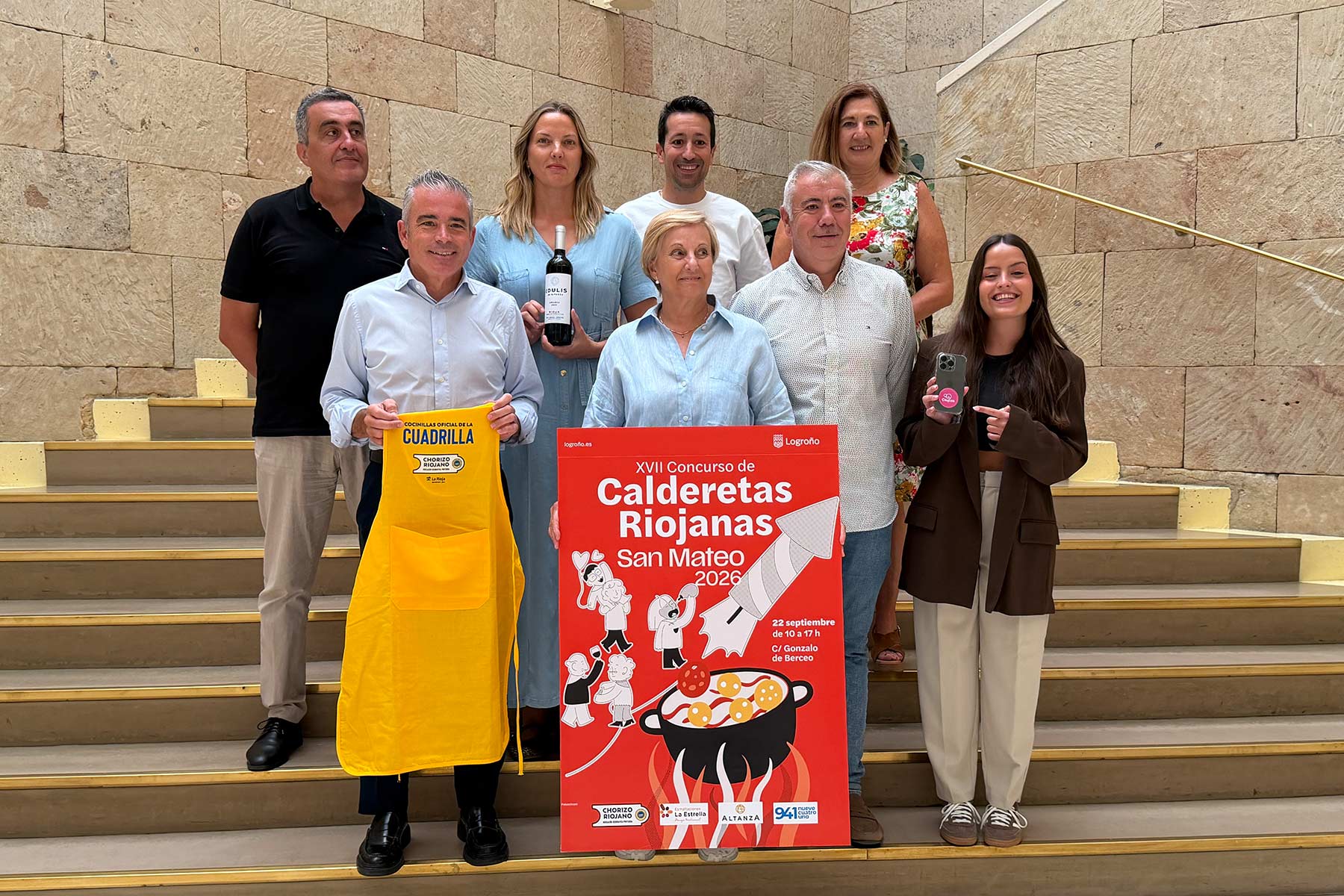 La IGP Chorizo Riojano colabora con el tradicional Concurso de Calderetas de San Mateo
